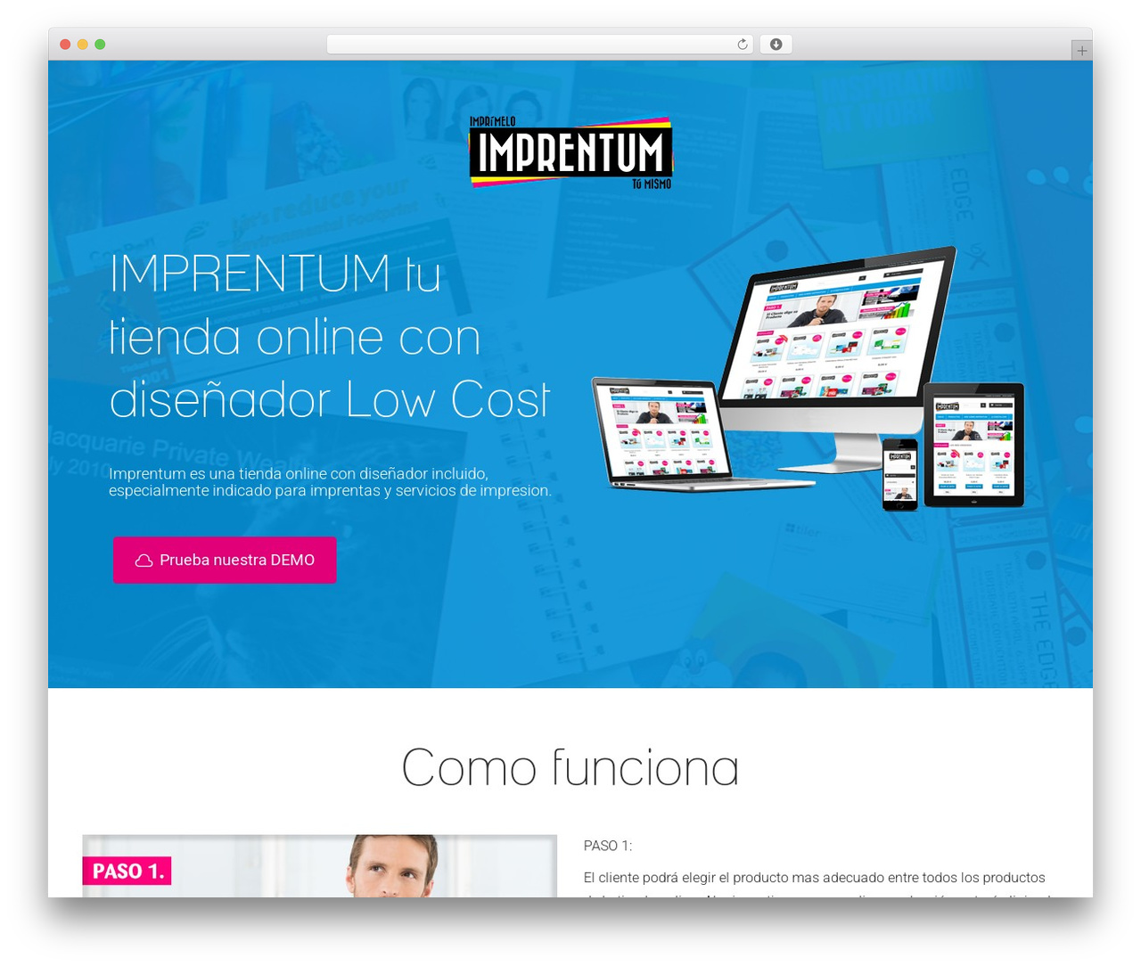 Kane theme WordPress - imprentum.com