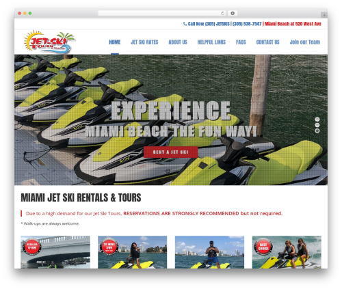 Lambda WordPress theme - jetskitoursofmiami.com