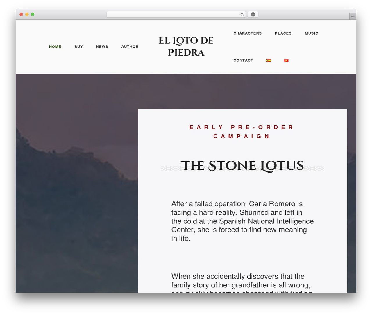 Odrin WordPress theme - lotodepiedra.com