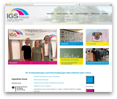 Polytechnic WordPress theme - igs-speyer.de