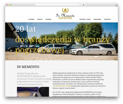 Theme WordPress im - in-memento.pl