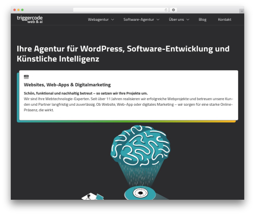 triggercode Theme best WordPress theme - triggerco.de