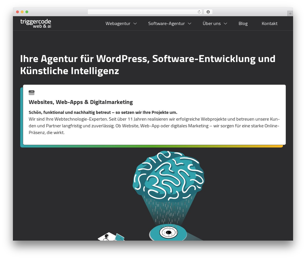 triggercode Theme best WordPress theme - triggerco.de
