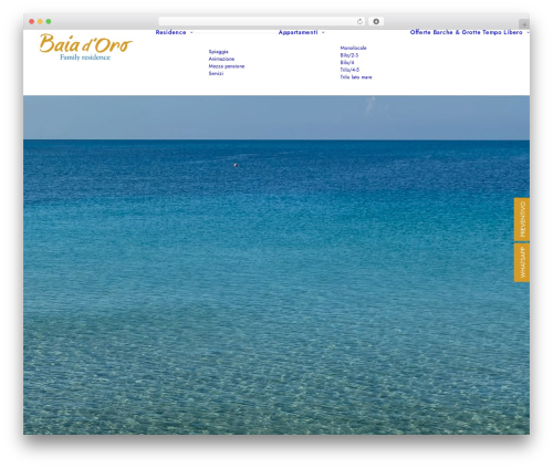 WordPress website theme Uncode - baiadoro.it
