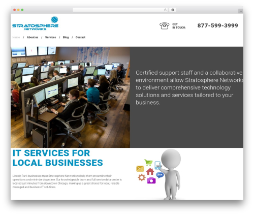 WP theme cherry - itsupportlincolnpark.com
