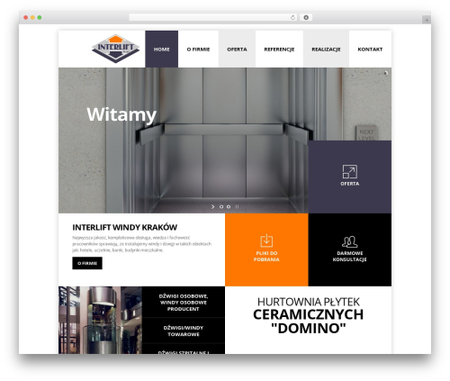 ADREAM WordPress theme - interlift.pl