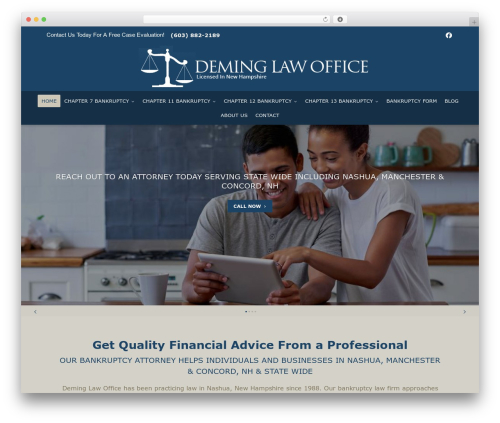 Beacon Theme business WordPress theme - attorneydeming.com