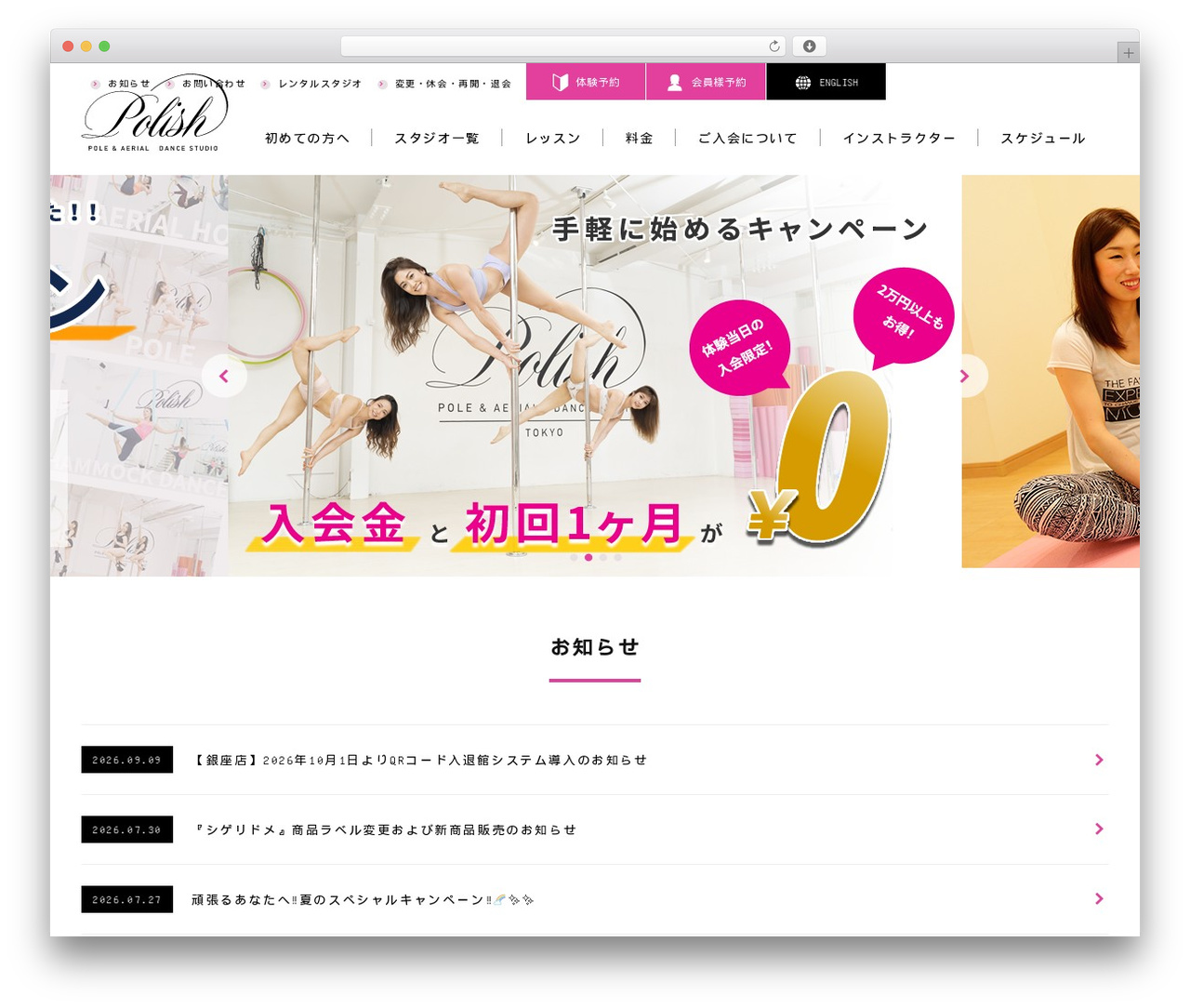 custom WordPress theme - polish-415.com