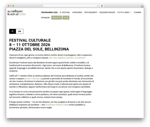 Modula WordPress plugin - sconfinarefestival.ch