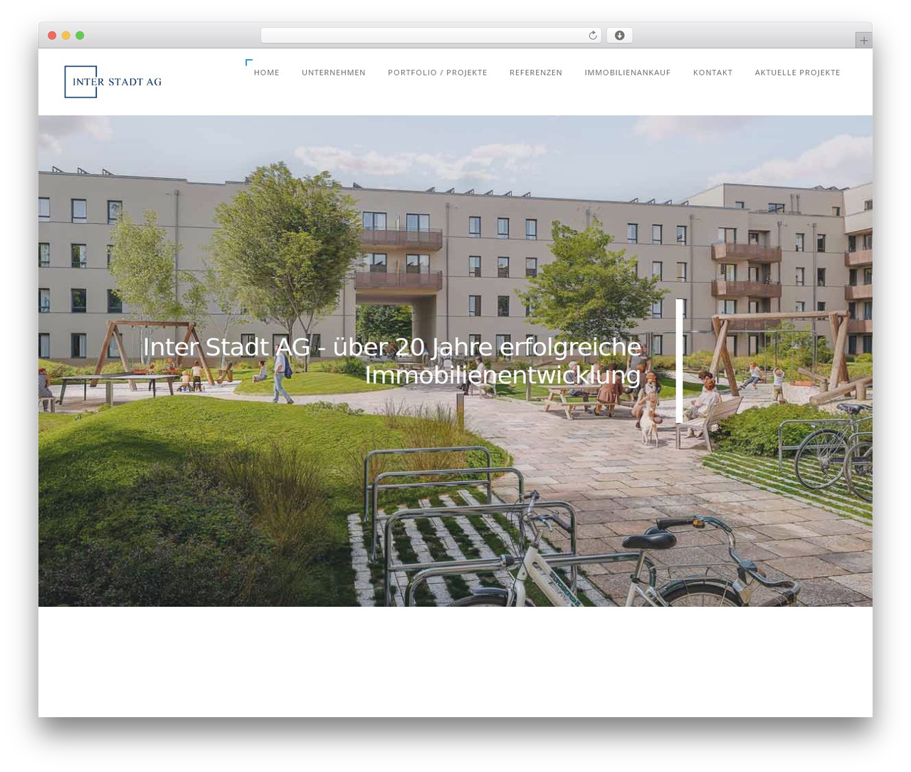 Domik WordPress theme - inter-stadt.de