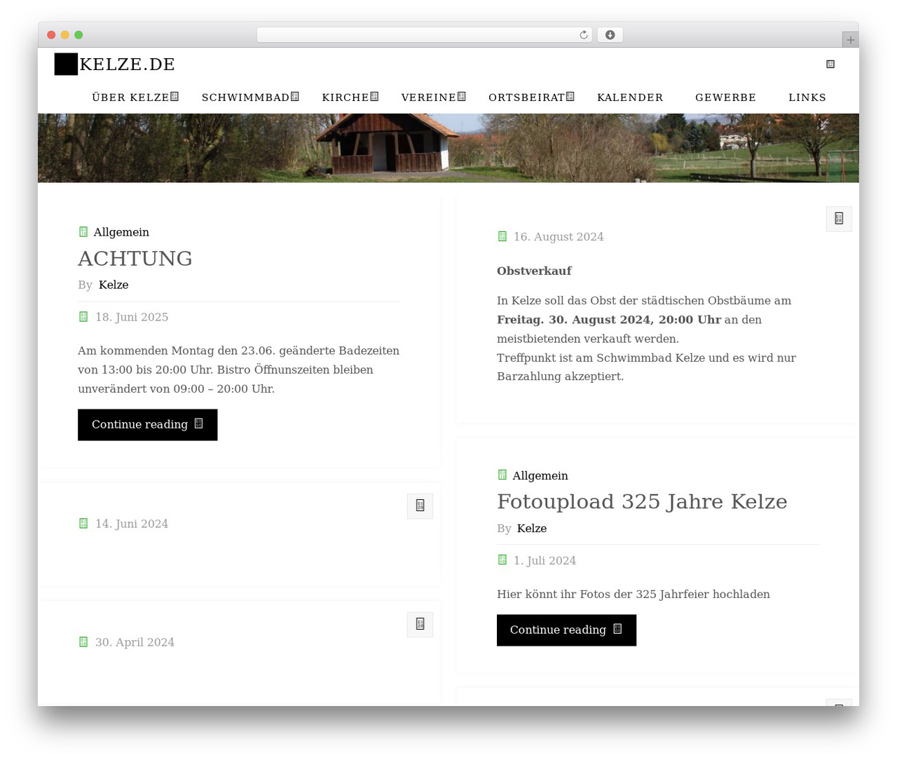 Fluida WordPress theme - kelze.org