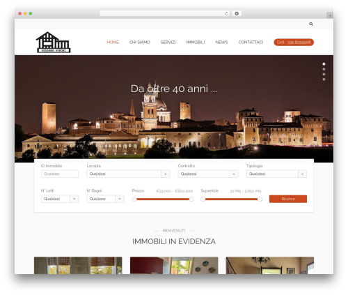 Hometown WordPress page theme - immobiliareveroni.it