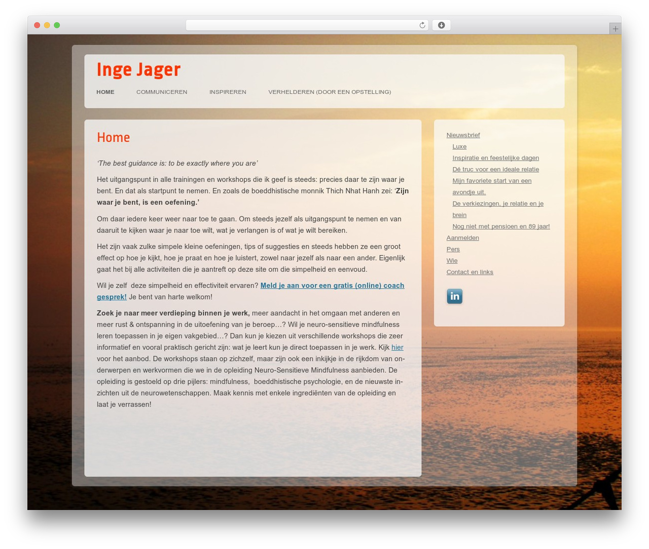 ingejager theme WordPress - ingejager.nl