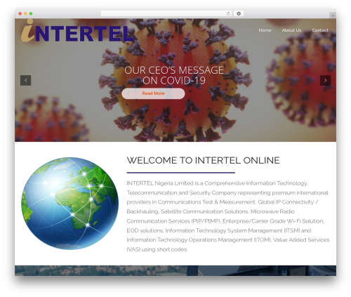 Intertel WordPress theme - intertelng.com