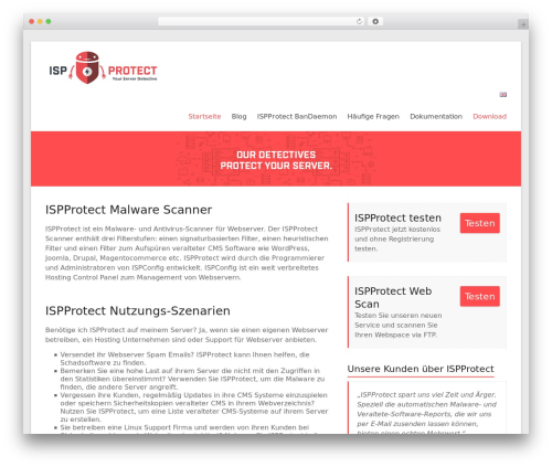 ISPProtect WP theme - ispprotect.de