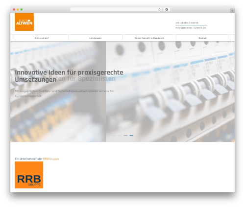 Lightwire WordPress theme - elektro-altwein.de