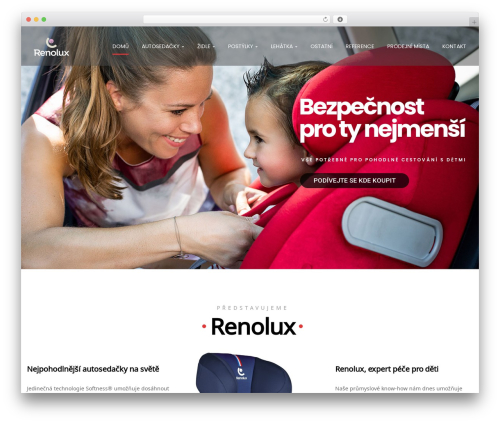 strollik WordPress theme design - renoluxbaby.cz