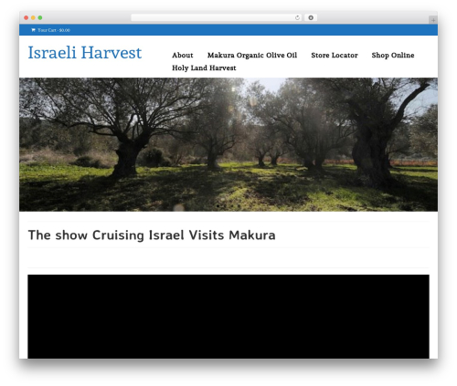 Virtue theme WordPress - israeliharvest.com