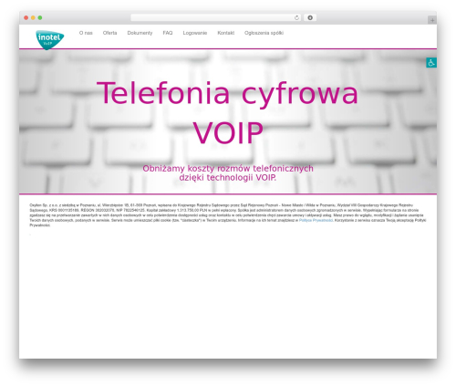 WordPress theme upBootWP - inotel-voip.pl