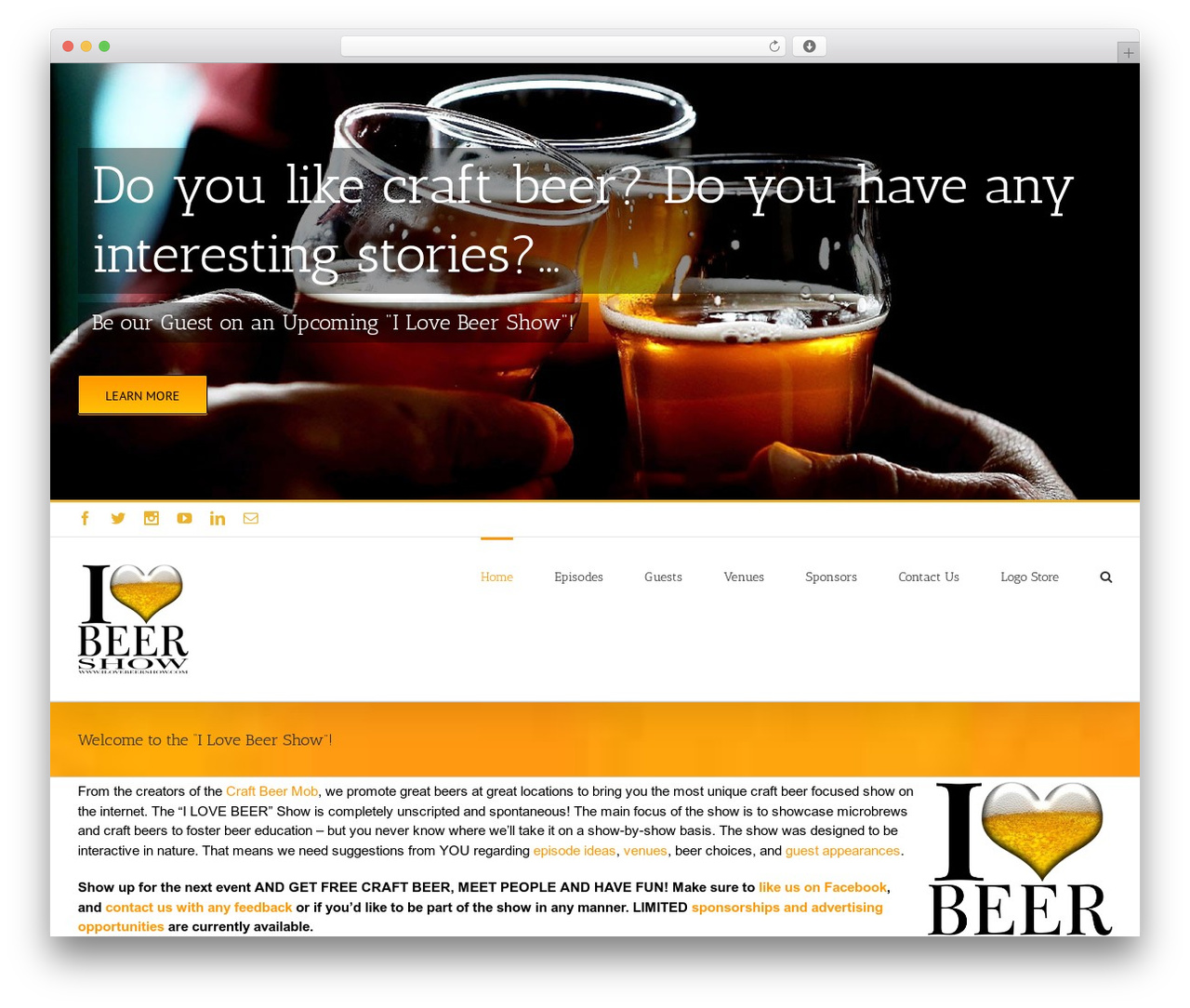 WordPress theme Avada - ilovebeershow.com