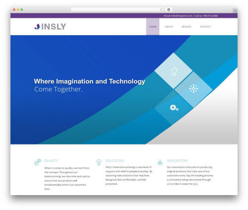 WordPress theme Diamond WordPress - inslyintl.com