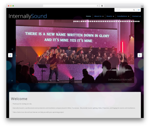 WordPress theme DynamiX - internallysound.com