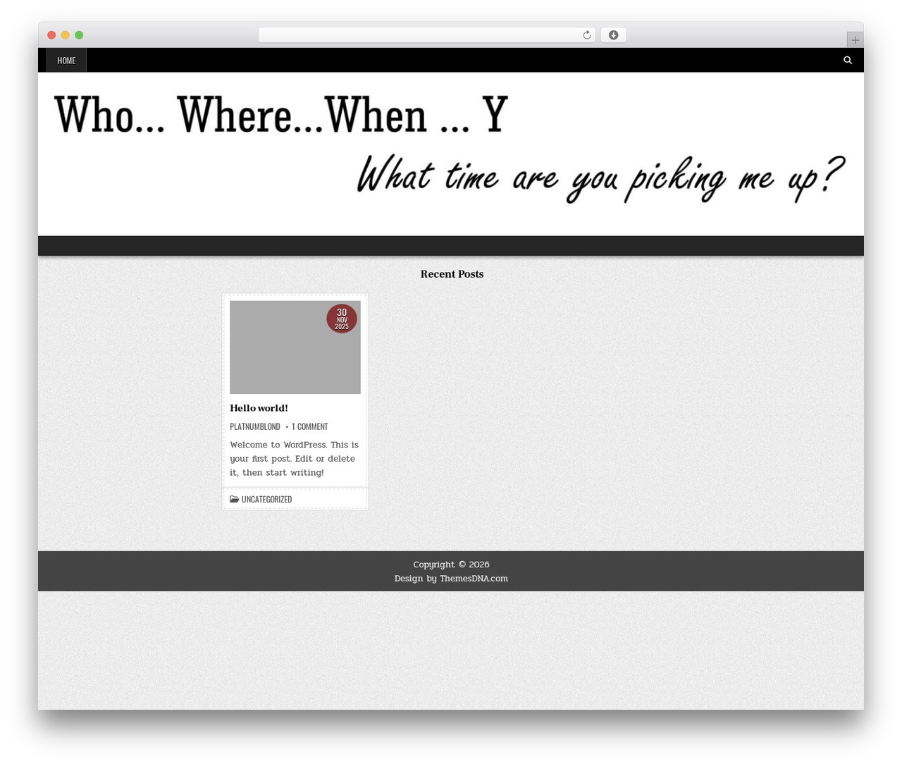 WordPress theme GridPal - whowherewheny.com