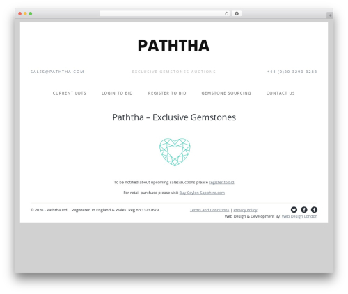 WordPress theme Paththa - paththa.com