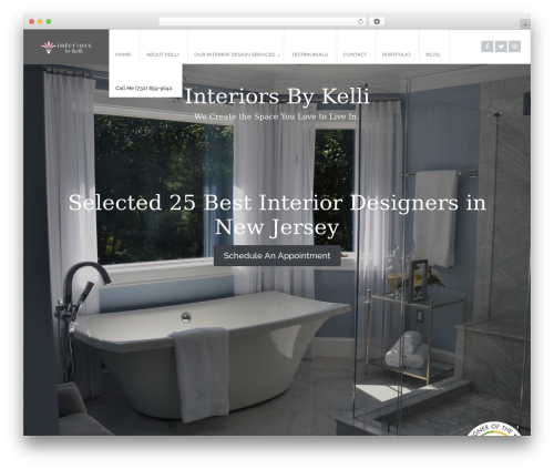 Anchor top WordPress theme - interiorsbykelli.com