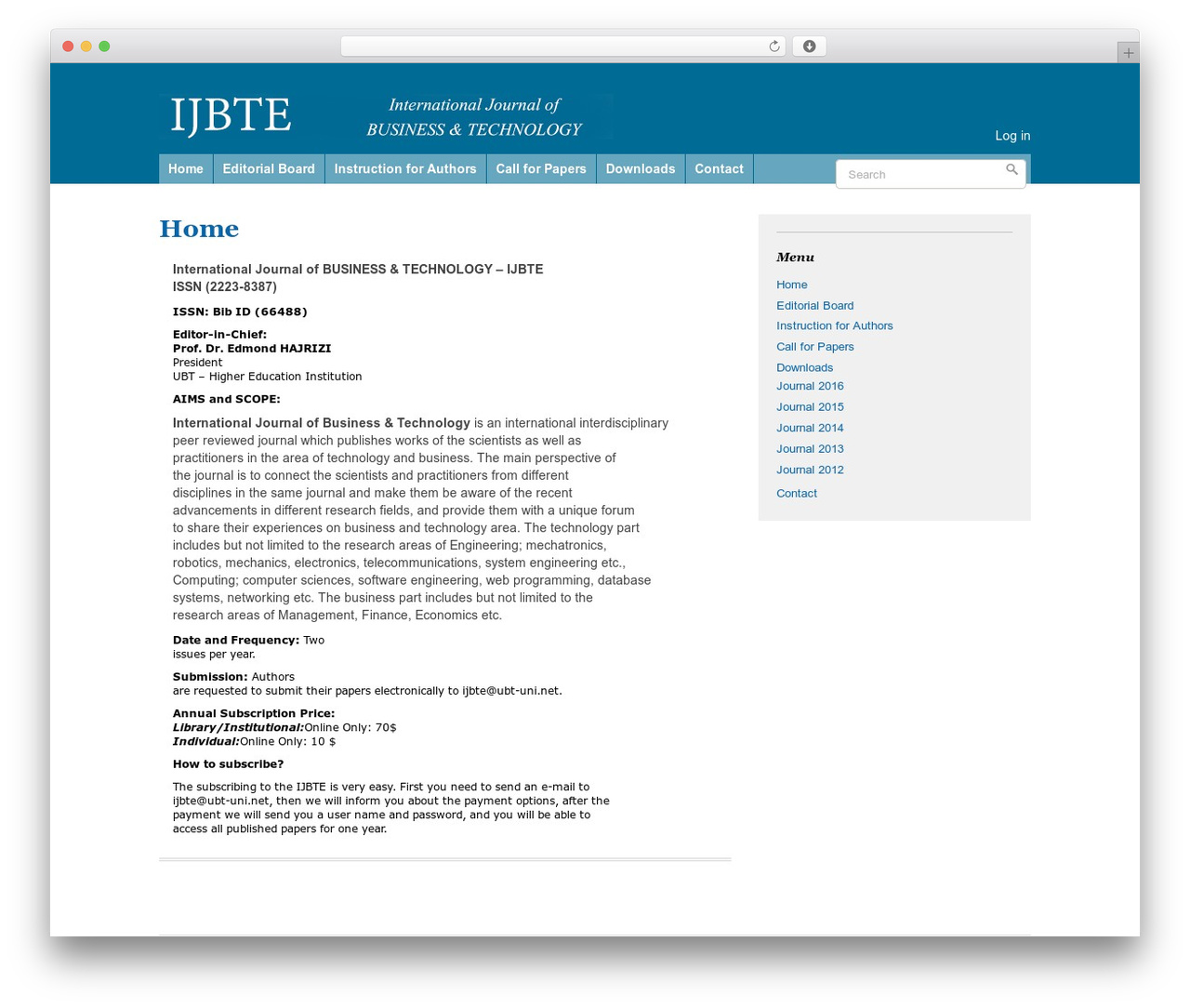 Annotum Base theme WordPress - ijbte.ubt-uni.net