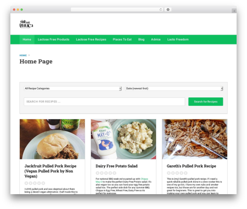 Theme WordPress Basil by Boxy Studio