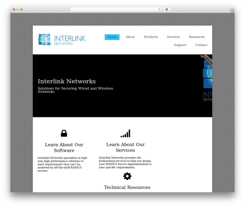 Best WordPress theme Compass Pro Responsive Theme - interlinknetworks.com
