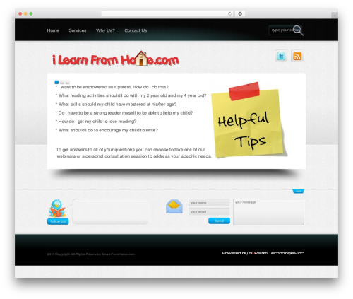 Boldy WordPress theme - ilearnfromhome.com