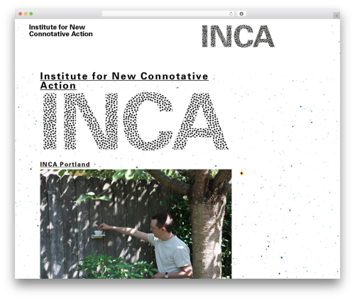 INCA WordPress theme - incainstitute.org