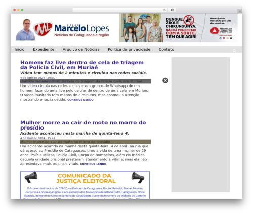 Manta WordPress template free download - marcelolopes.jor.br