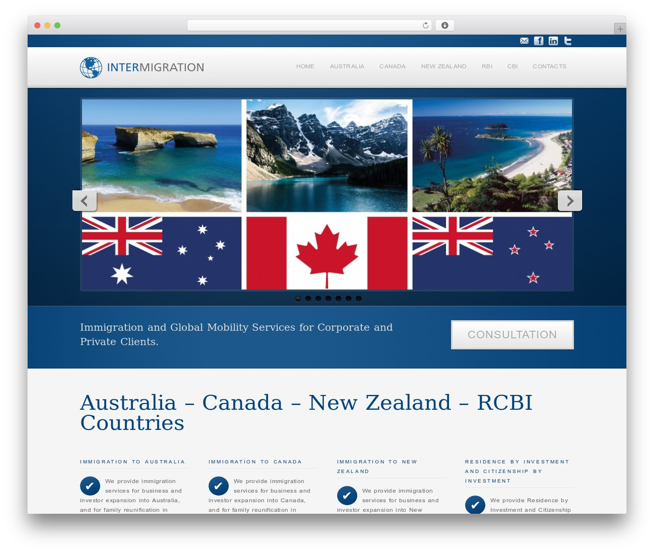 Method WordPress theme - intermigration.com