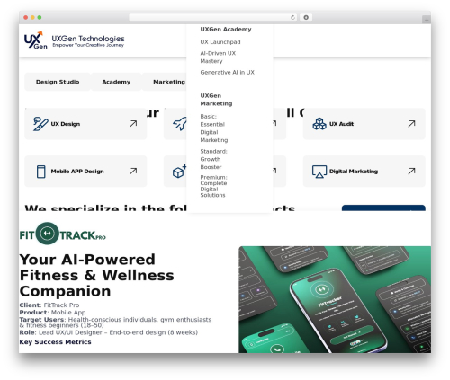 my-theme WP theme - uxgentechnologies.com