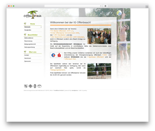 Offenbeach WordPress theme - ig-offenbeach.de