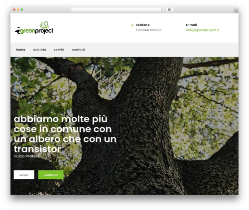 Planter Theme WordPress theme - igreenproject.it