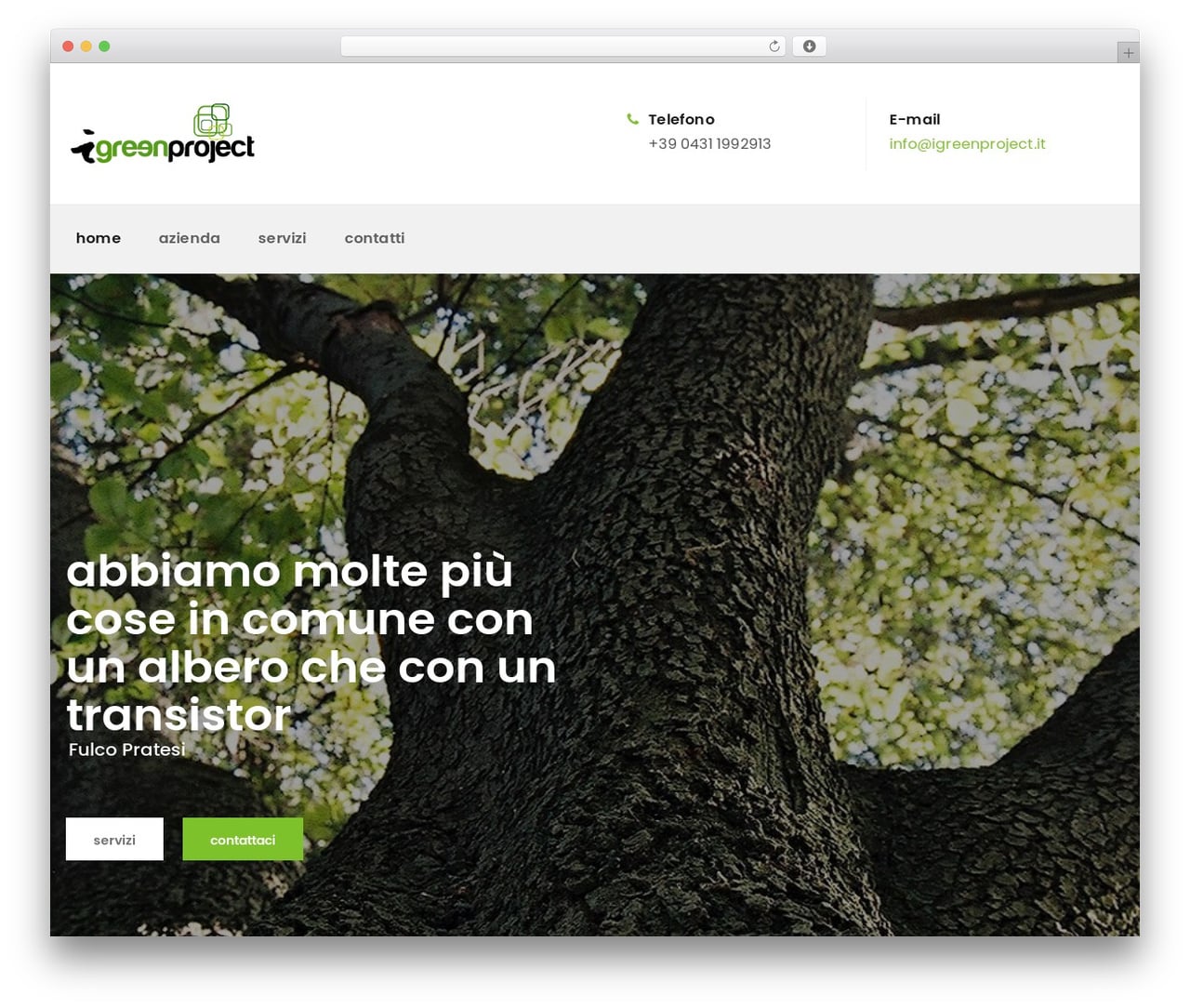 Planter Theme WordPress theme - igreenproject.it