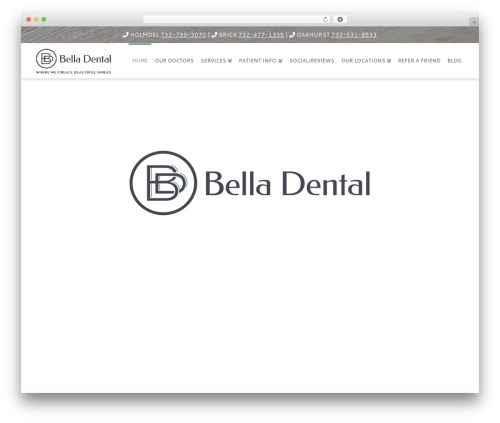 Pro WordPress theme - belladentalnj.com