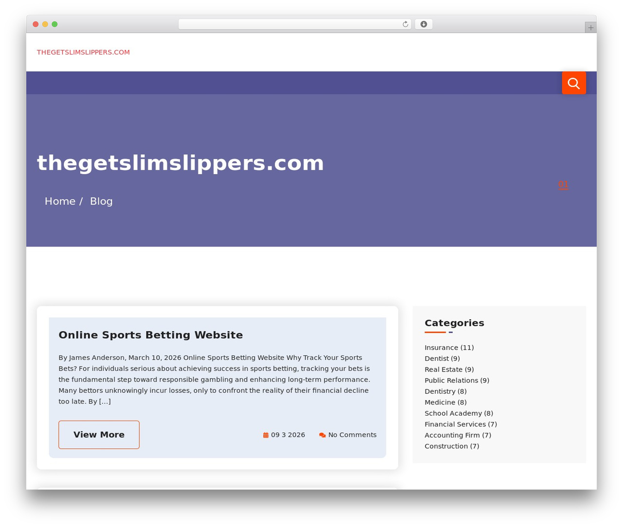 smartwp WordPress theme - thegetslimslippers.com smartwp WordPress theme - thegetslimslippers.com