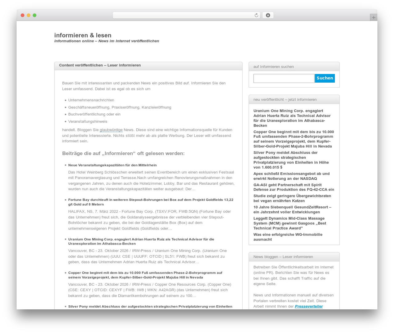 Yume theme WordPress - informieren.eu Yume theme WordPress - informieren.eu