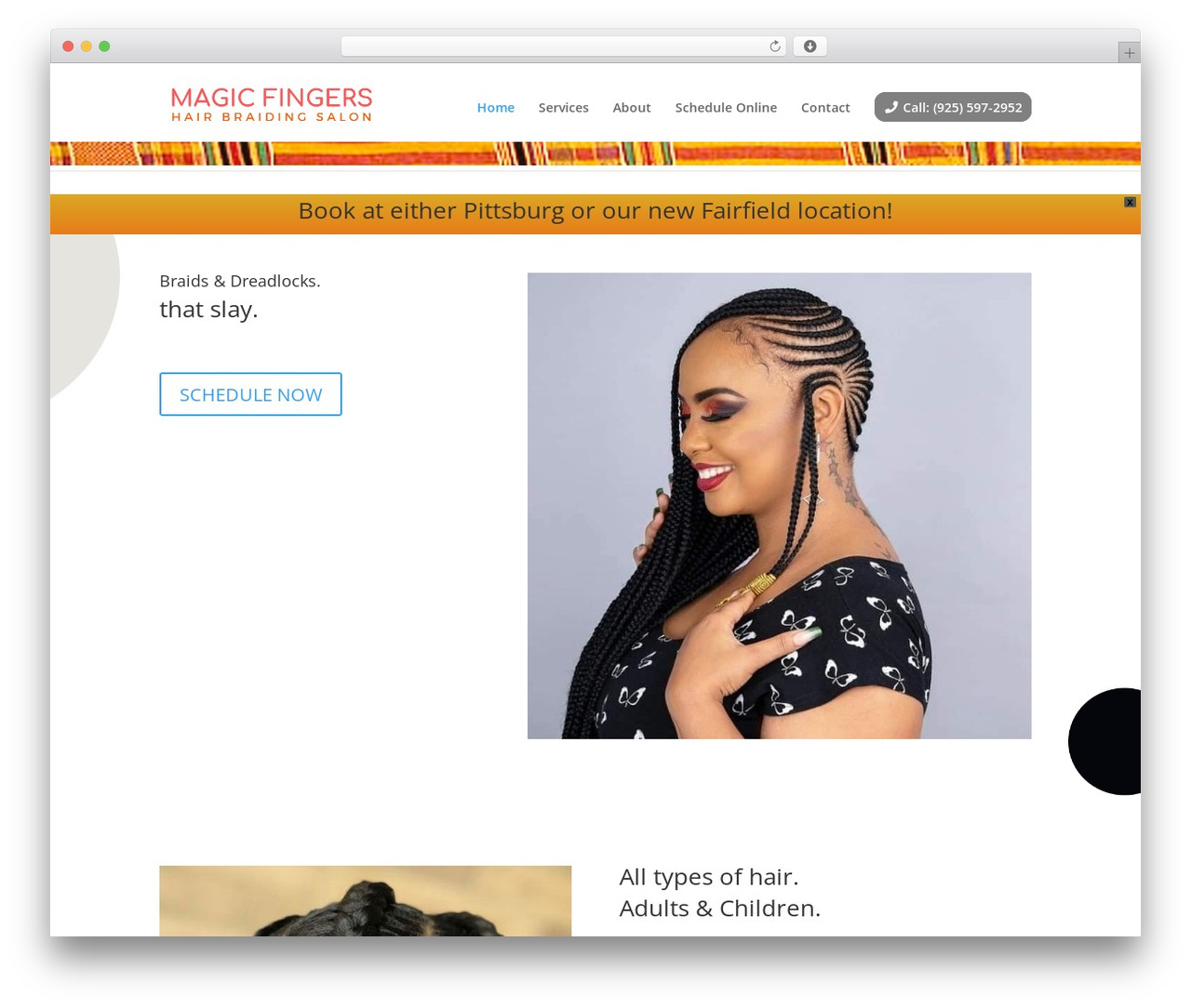 Divi WordPress theme - magicfingershairbraiding.com Divi WordPress theme - magicfingershairbraiding.com