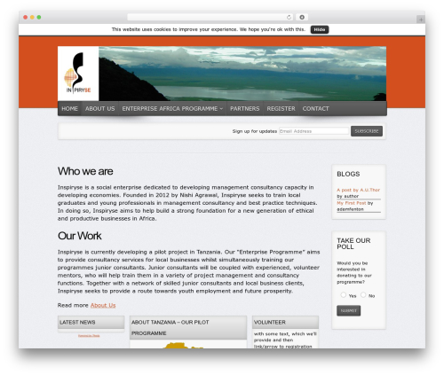 EvoLve free WordPress theme - inspiryse.com