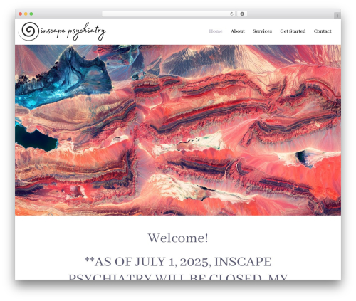Genesis top WordPress theme - inscapepsychiatry.com