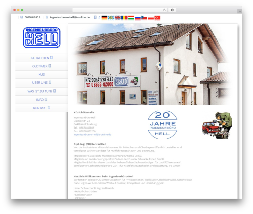 Hell WordPress theme - ingenieurbuero-hell.de