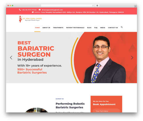 HouseMed best WordPress theme - bariatricsurgeonindia.com