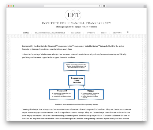 Simple Article WordPress theme - instituteforfinancialtransparency.com