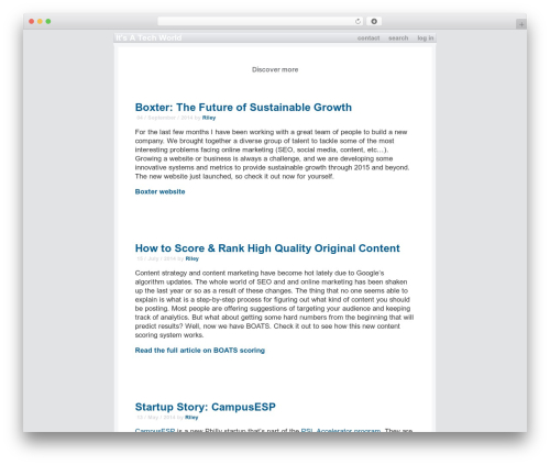 TA top WordPress theme - itsatechworld.com